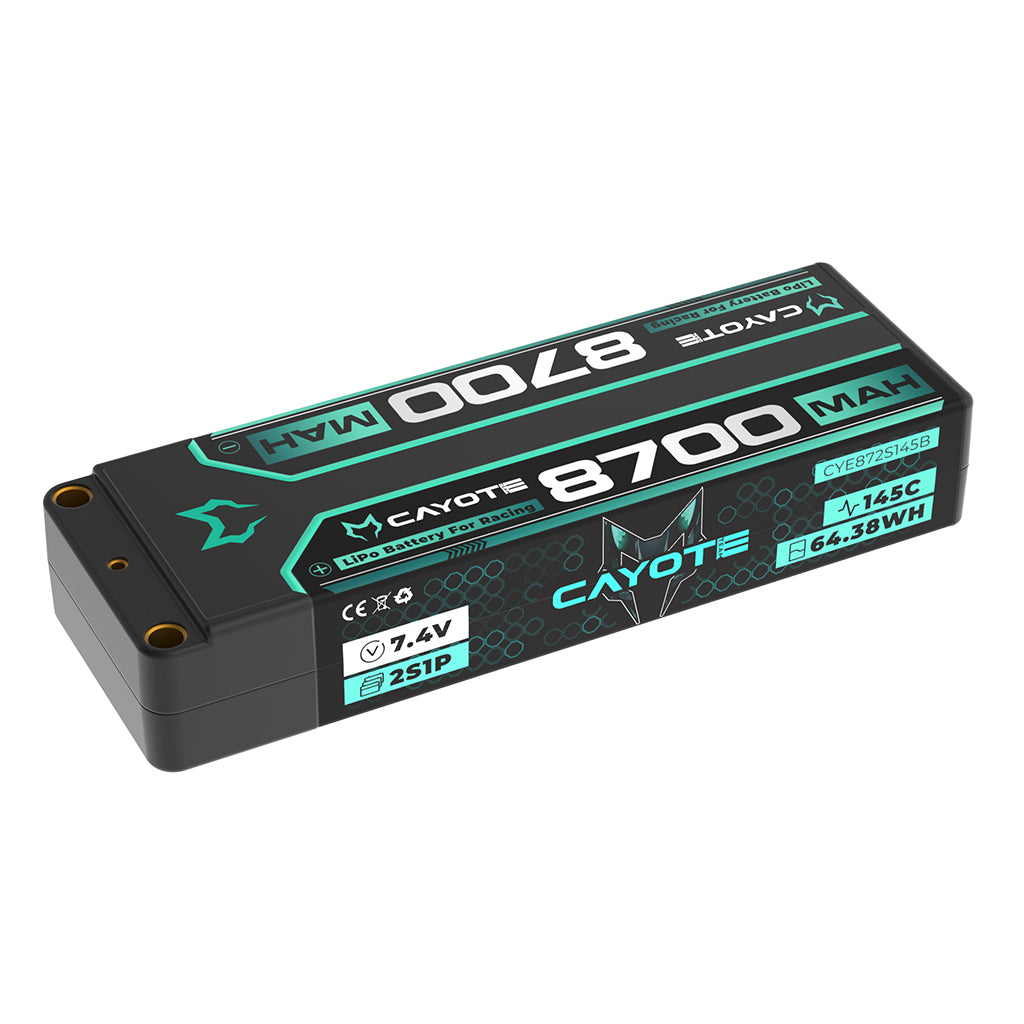 Cayote - CAYOTE LiPo 8700mAh HV Stick 7.4v 25.1mm 321g - CYE872S145B