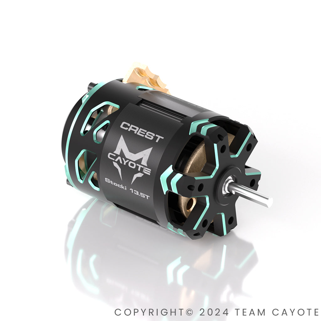 CAYOTE - CREST Stock Touring Car Motor - 3200kv - 17.5T Brushless Sensored - CYEB11012 (For Stock Class)