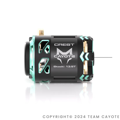 CAYOTE - CREST Stock Touring Car Motor - 3200kv - 17.5T Brushless Sensored - CYEB11012 (For Stock Class)