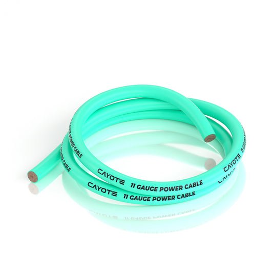 CAYOTE - 11AWG Thin-Wall Silicone Wire - 1M Green for Motor / ESC / Battery Wire -  CYECW07