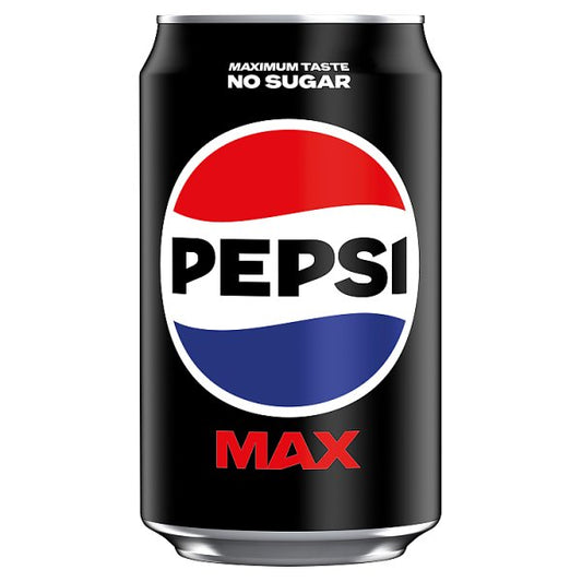 PEPSI MAX (NO SUGAR) - CAN - DRINK - 330ML - TRACKSIDE REFRESHMENTS