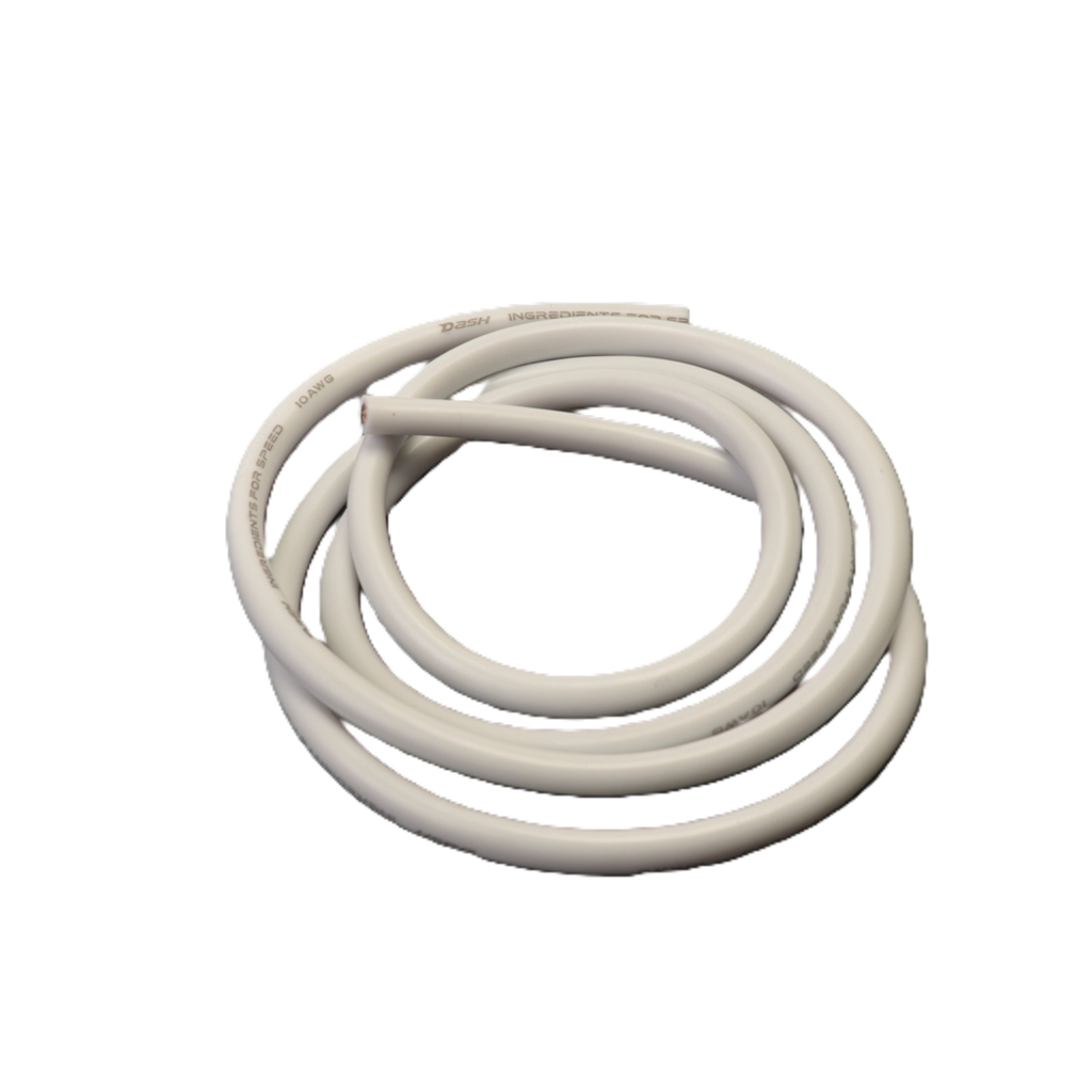 DASH 0 10AWG - Wire 1M White - Ultra Thick ESC/Battery/Motor Wire - DA771017