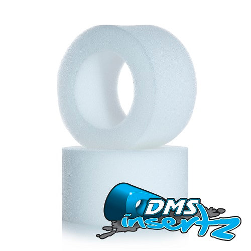 DMS Insertz – Originalz White Rear (1/10 Buggy) foam tire Inserts (4WD/ 2WD)  – soft (1 pr) - DMS300