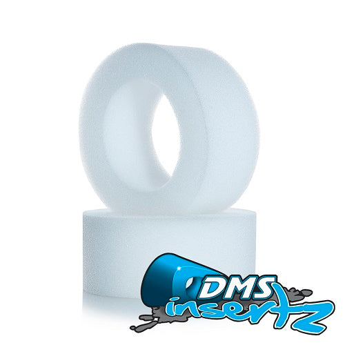 DMS Insertz – Originalz White (1/10 Buggy) foam tire Inserts (4WD Front)  – soft (1 pr) - DMS301