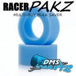 DMS Insertz – Originalz Blue Rear RACER PAKZ (10PAIRS) (1/10 Buggy) foam tire Inserts (4WD/ 2WD) – Medium - DMS303-10
