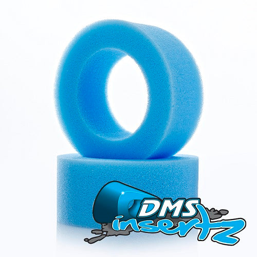 DMS Insertz – Originalz Blue (1/10 Buggy) foam tire Inserts (4WD Front)  – Medium(1 pr) - DMS304
