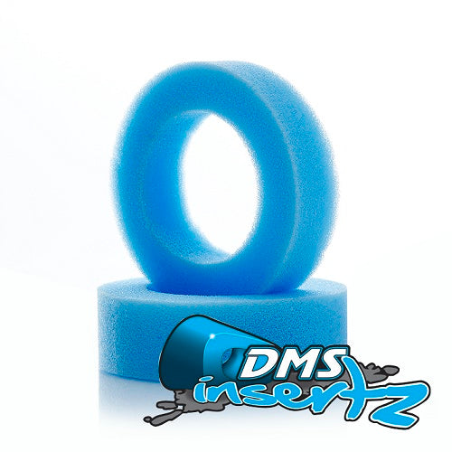 DMS Insertz – Originalz WIDEZ Blue (1/10 Buggy) foam tire Inserts (2WD Front)  – Medium (1 pr) - DMS305-1