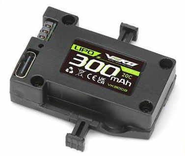 Veko - LiPo Battery 300 (3.7V 20C) Mini SC
