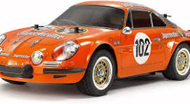 Tamiya 51690 - (210mm) Alpine A110 Jagermeister 1973 Body Set in Clear Lexan - For 1/10 M-Chassis MTC (W-165mm x Wheelbase-210mm) (Full sponsor stickers - lights, windows and grills + Body Parts)