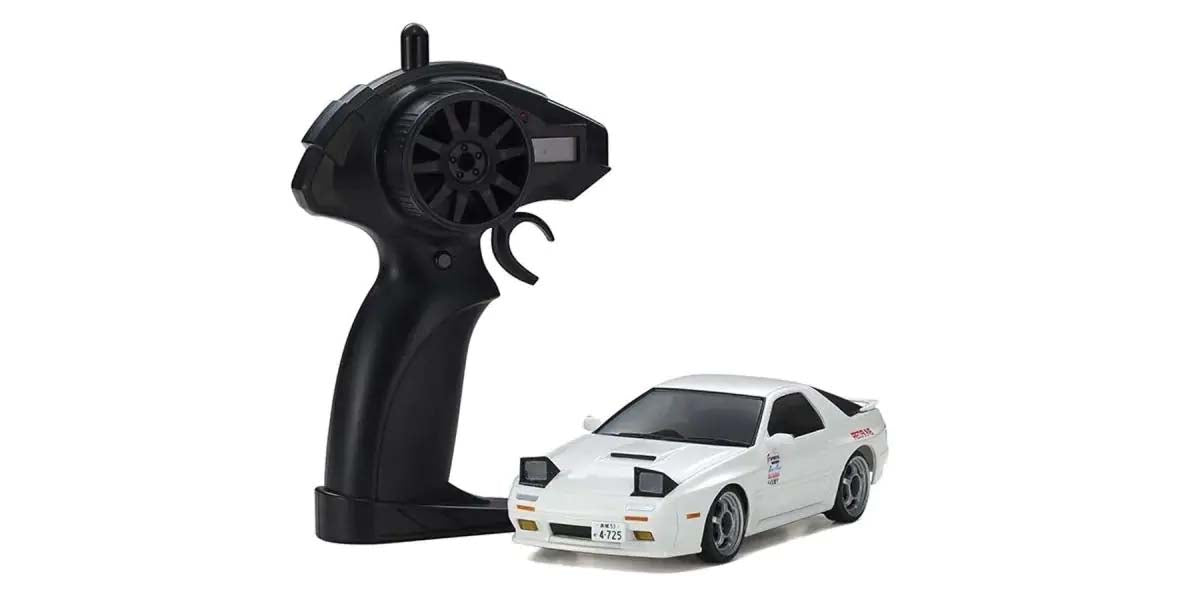 Kyosho - My First Mini-Z 1:28 Initial-D Mazda Savanna RX-7 FC3S WH (1:24th Class) - K.66602A (Micro RC CAR)