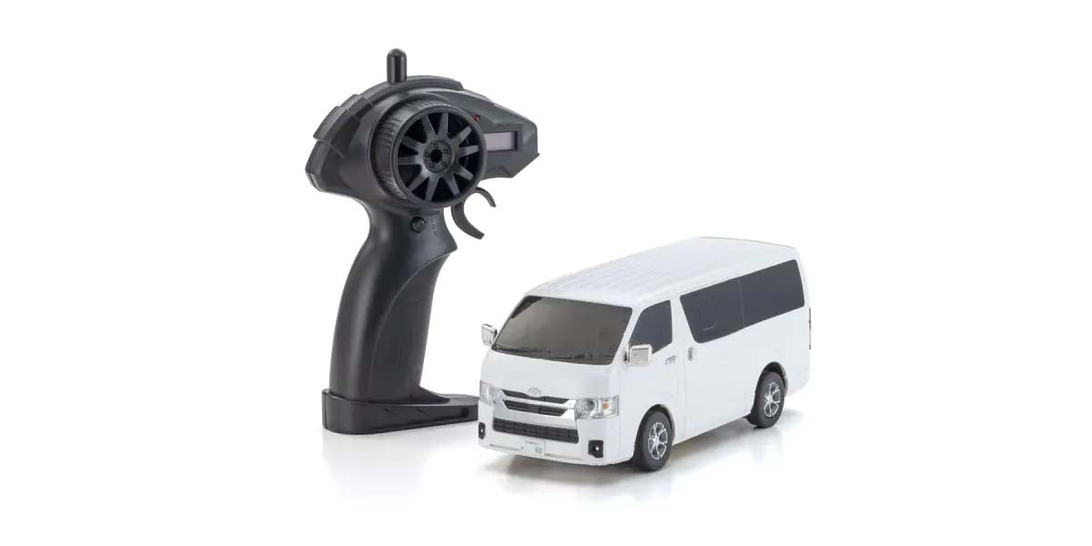 Kyosho - My First Mini-Z 1:28 Toyota Hi-Ace Super GL WH (1:24th Class) - K.66609A (Micro RC CAR)