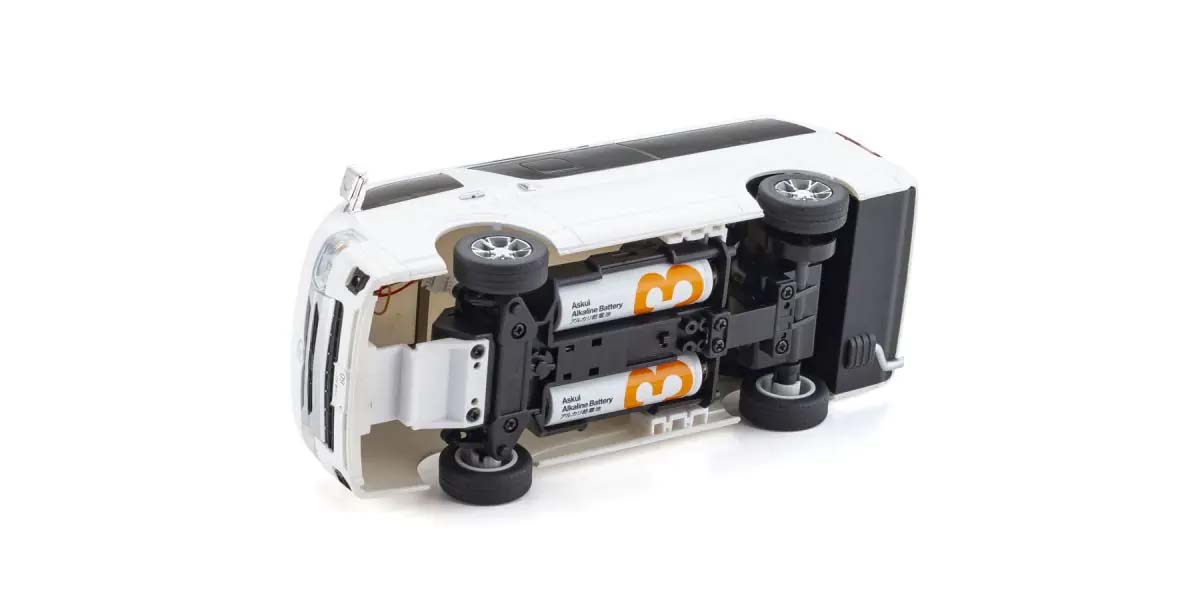 Kyosho - My First Mini-Z 1:28 Toyota Hi-Ace Super GL WH (1:24th Class) - K.66609A (Micro RC CAR)
