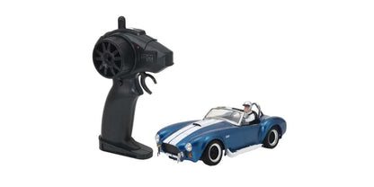 Kyosho - My First Mini-Z 1:28 Shelby Cobra 427 S/C 1960 Blue (1:24th Class) - K.66610A (Micro RC CAR)