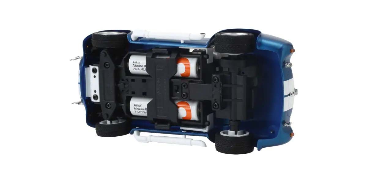 Kyosho - My First Mini-Z 1:28 Shelby Cobra 427 S/C 1960 Blue (1:24th Class) - K.66610A (Micro RC CAR)