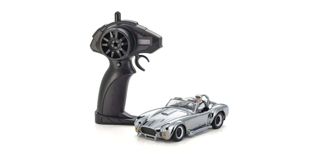 Kyosho - My First Mini-Z 1:28 Shelby Cobra 427 S/C Chrome (1:24th Class) - K.66610C (Micro RC CAR)
