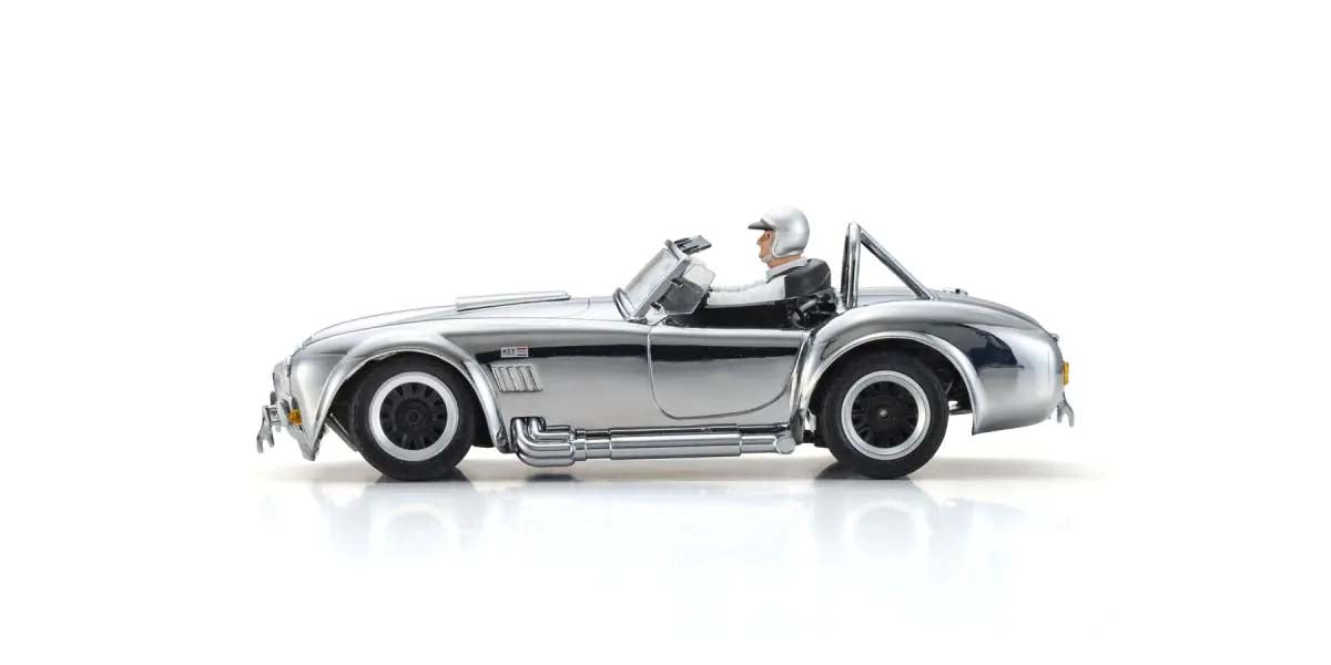 Kyosho - My First Mini-Z 1:28 Shelby Cobra 427 S/C Chrome (1:24th Class) - K.66610C (Micro RC CAR)