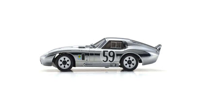 Kyosho - My First Mini-Z 1:28 Shelby Cobra Daytona Chrome (1:24th Class) - K.66611C (Micro RC CAR)