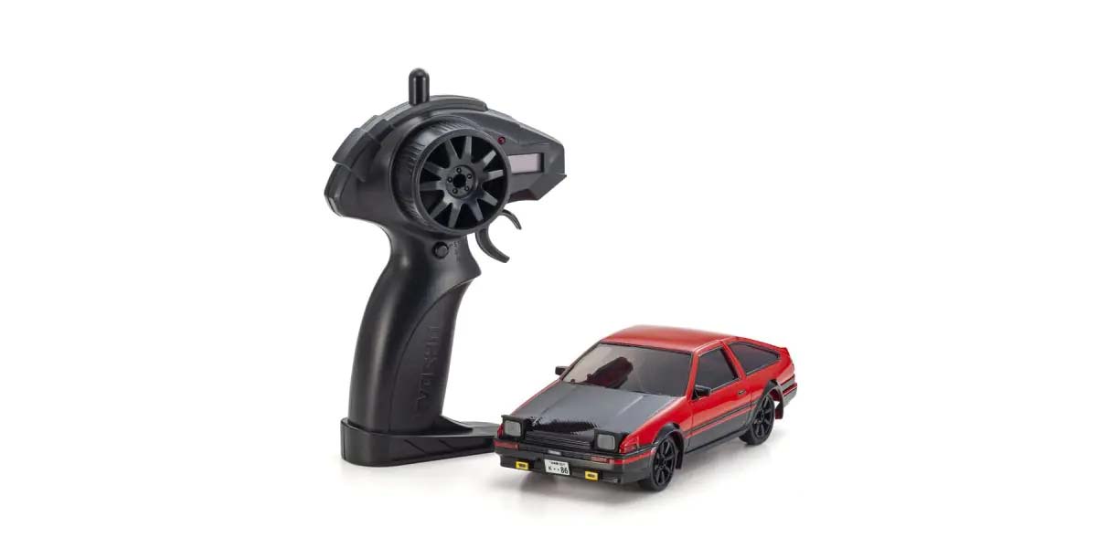 Kyosho - My First Mini-Z 1:28 Toyota Sprinter Trueno AE86 RD/BK (1:24th Class) - K.66613A (Micro RC CAR)
