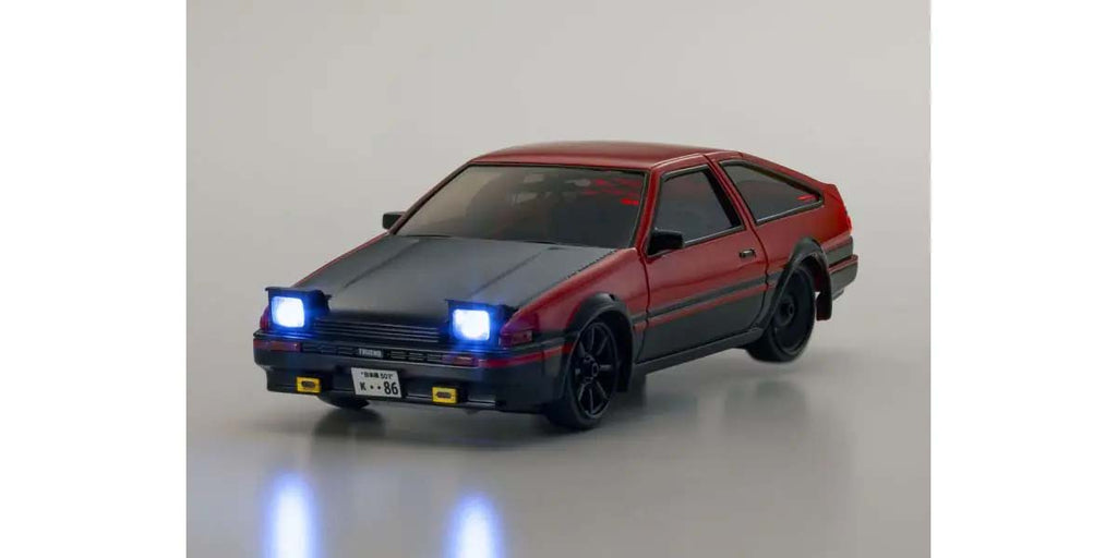 Kyosho - My First Mini-Z 1:28 Toyota Sprinter Trueno AE86 RD/BK (1:24th Class) - K.66613A (Micro RC CAR)
