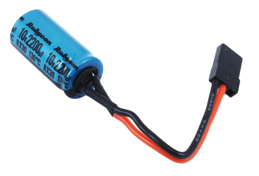 Power HD - Glitch Bluster Power Capacitor Plug - For RC Receivers - HD-RX30