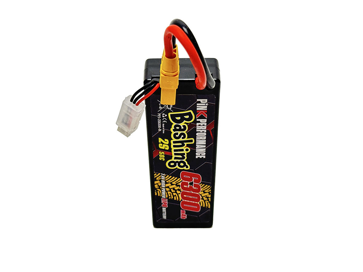 Pink Bashing - LiPo 2S 7.4V-6300-50C (Multi) 139x47x25mm 325g - PP3-2S6300-M