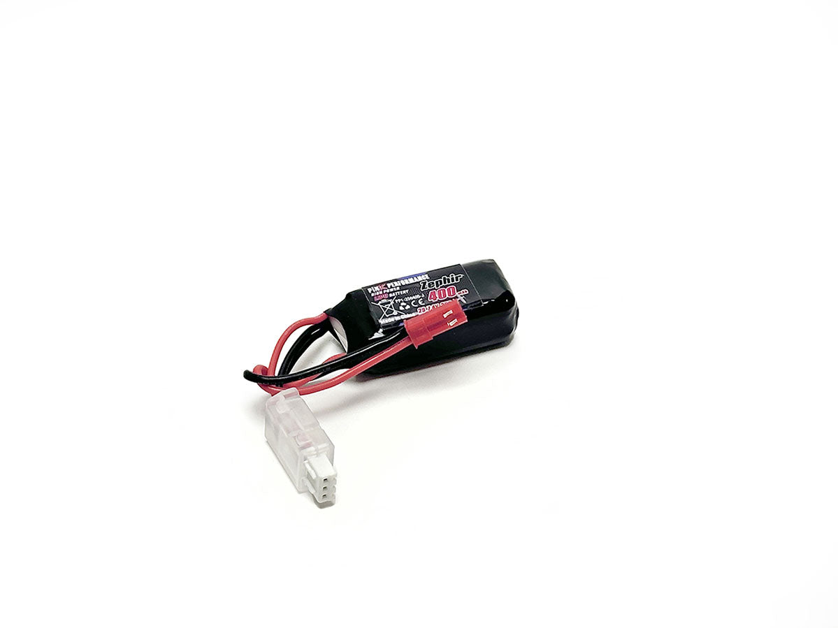 Pink Performance - Zephir LiPo 2S 7.4V-400-35C (JST) 40x21x15mm 24g - PP1-2S0400-J