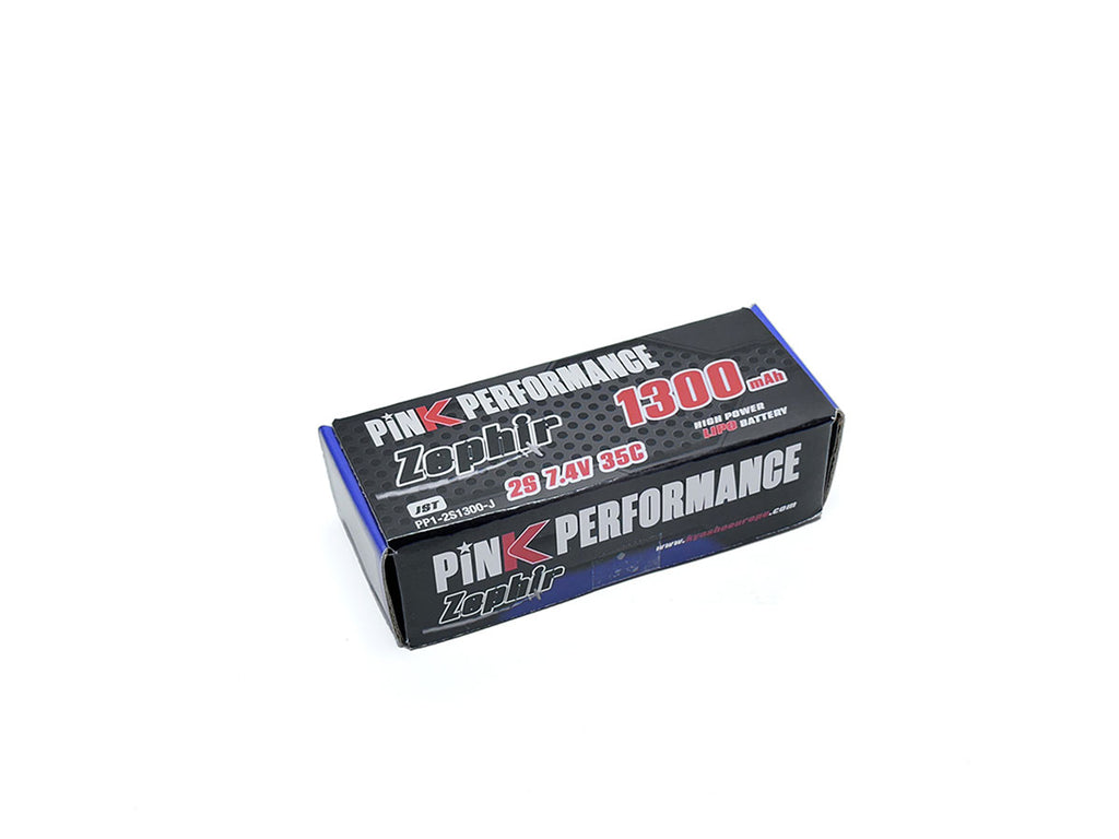 Pink Performance - Zephir LiPo 2S 7.4V-1300-35C (JST) 72x34x15mm 71g - PP1-2S1300-J