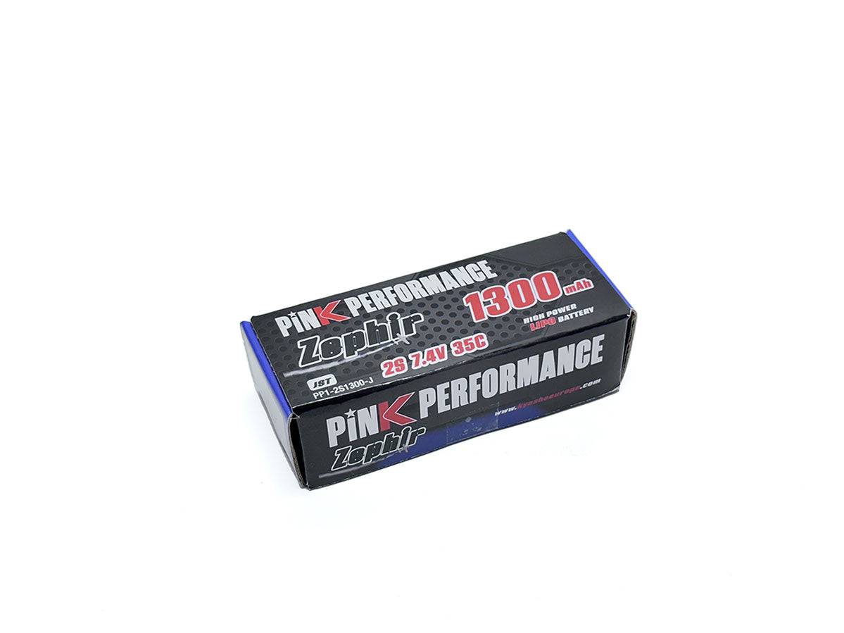 Pink Performance - Zephir LiPo 2S 7.4V-1300-35C (JST) 72x34x15mm 71g - PP1-2S1300-J