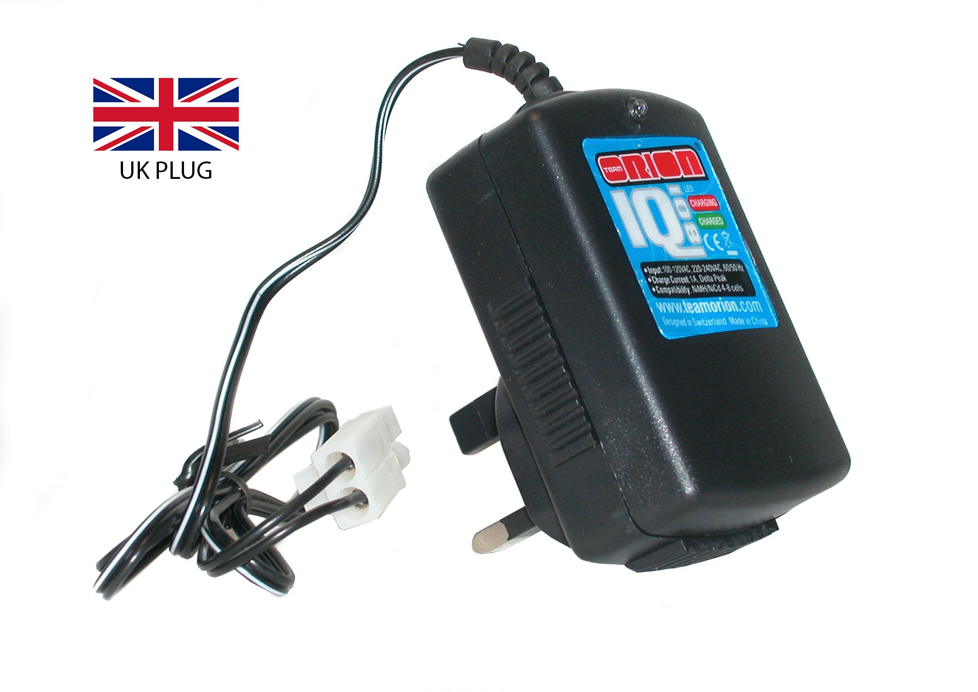 Advantage - Delta Peak Charger (UK) 1Amp Charger 4.8v - 7.2v - NiMh 4-8N (Tamiya Plug) ORI30198