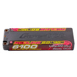 GensAce - Redline 2.0 Low Prof 2S HV Lipo Battery 7.6V 140C 6100mah (139x47x18.5mm) 226g - GEA61002S14D5