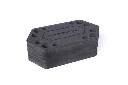 Koswork - Foam Car Maintenance Stand H60 206x110mm (Off-Road 1:10) - KOS13027