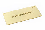 Koswork - Brass Shorty Lipo Weight 94x46x1.0mm - 36g - KOS04222