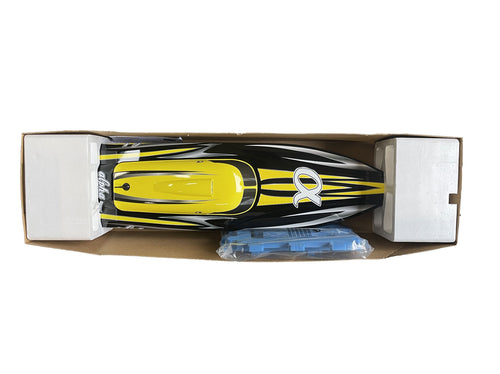 (Offer) JOYSWAY - RC Alpha Deep Vee Brushless 1060mm 2.4G RTR Boat (Y) (Includes 2x3S-5000mah Batteries) - JW8901-RTR