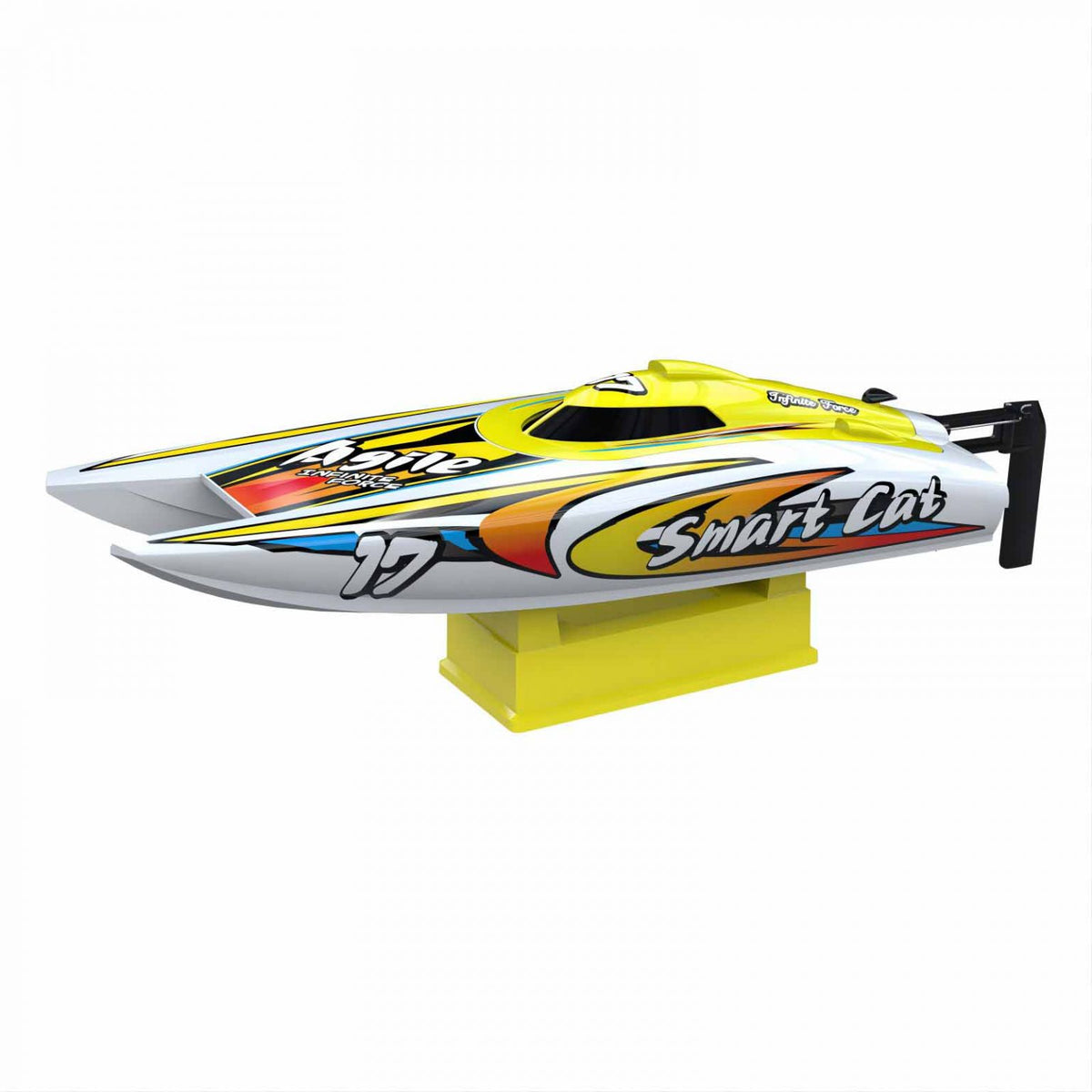 JOYSWAY - RC Smart Cat Electric ABS 420mm Brushed 2.4G RTR Boat - JW8204 (Radio, battery & charger included)