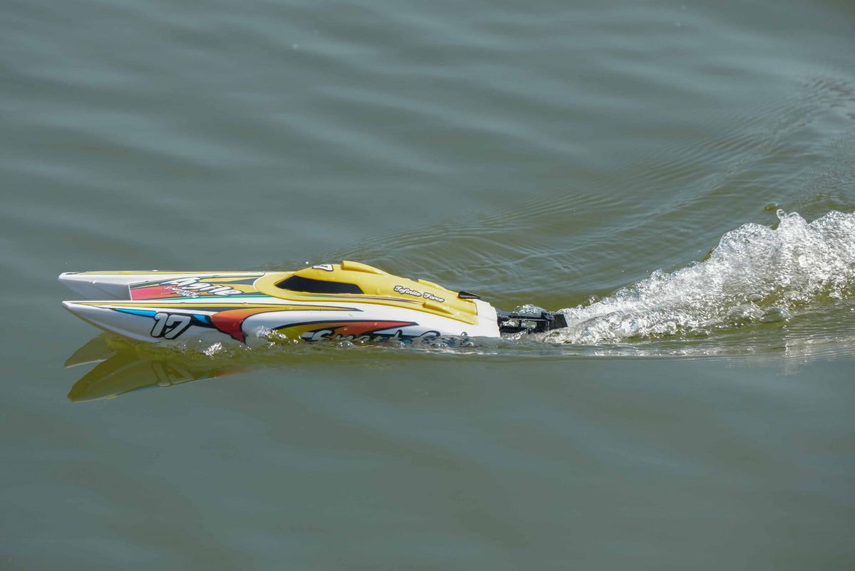 JOYSWAY - RC Smart Cat Electric ABS 420mm Brushed 2.4G RTR Boat - JW8204 (Radio, battery & charger included)
