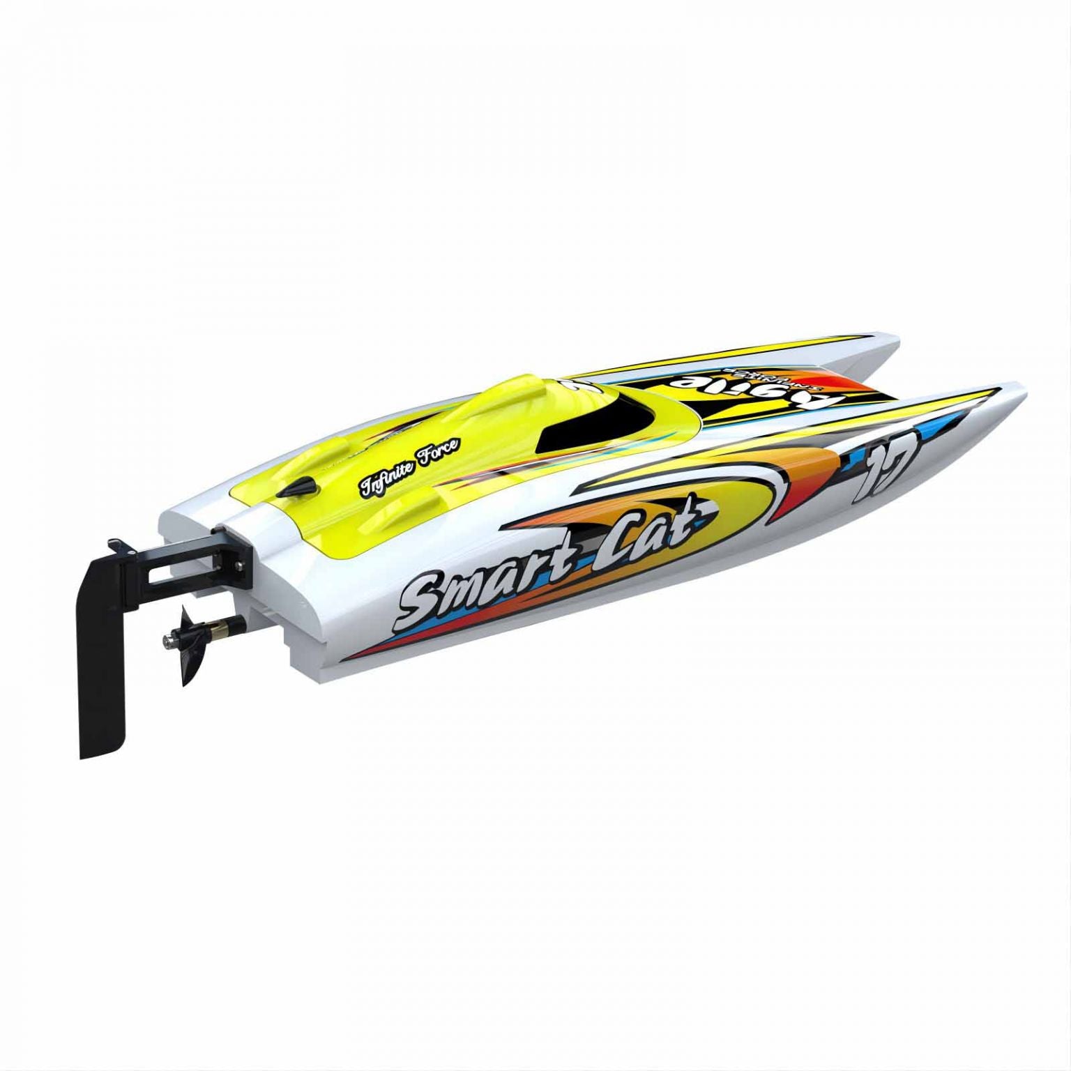 JOYSWAY - RC Smart Cat Electric ABS 420mm Brushed 2.4G RTR Boat - JW8204 (Radio, battery & charger included)