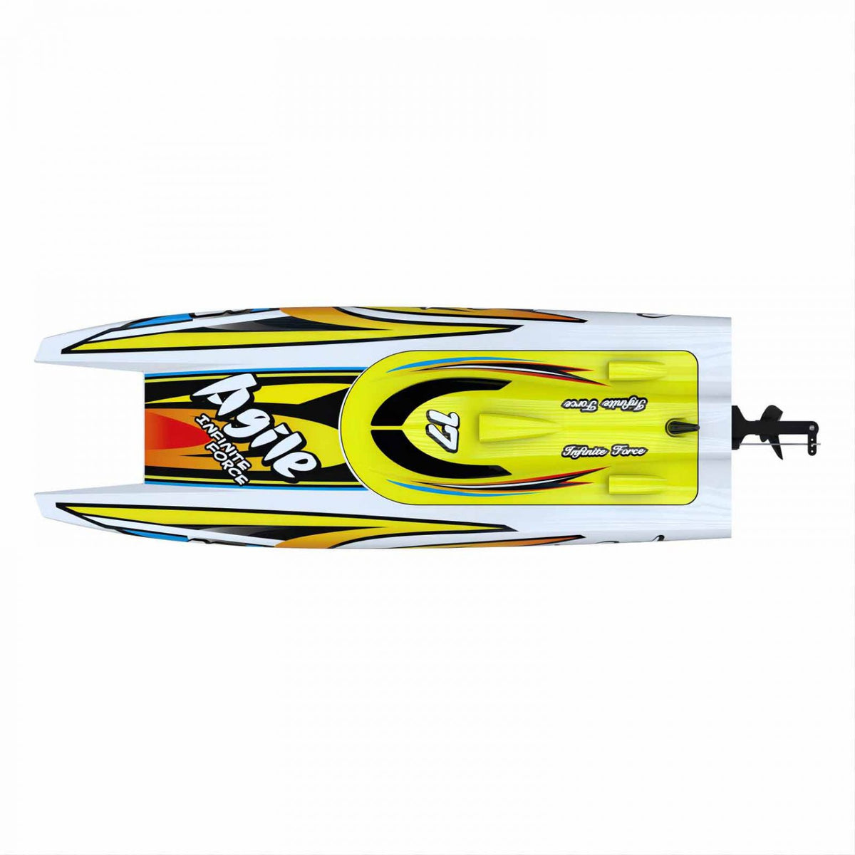 JOYSWAY - RC Smart Cat Electric ABS 420mm Brushed 2.4G RTR Boat - JW8204 (Radio, battery & charger included)