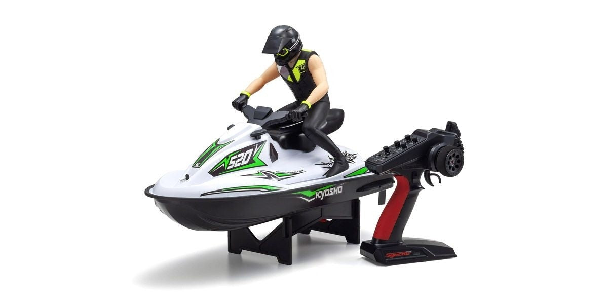 KYOSHO - RC EP Boat Jetski RTR Wave Chopper 2.0 RC Electric Readyset (KT231P+) T1 Green - K.40211T1B (Just add Battery & Charger)