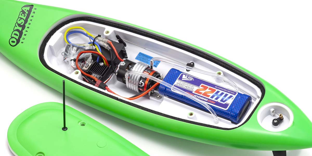 KYOSHO - RC EP Boat RTR RC Surfer 4 RC Electric Readyset (KT231P+) T3 Catch Surf - K.40110T3B (Just add Battery & Charger)