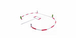 KYOSHO - 1/10 Race Track RC Circuit Fence Set (27pcs) - K.87131B 1/10th Scale Drift