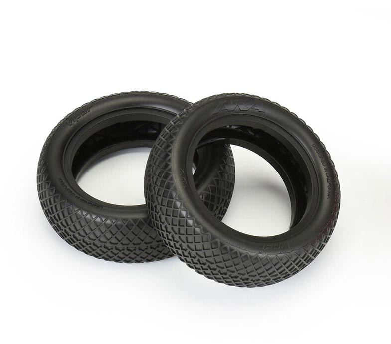 AKA - Viper 1/10 Buggy Tyres Clay Front 2WD without Insert (2pcs) - AKA13232C (2.2Inch)