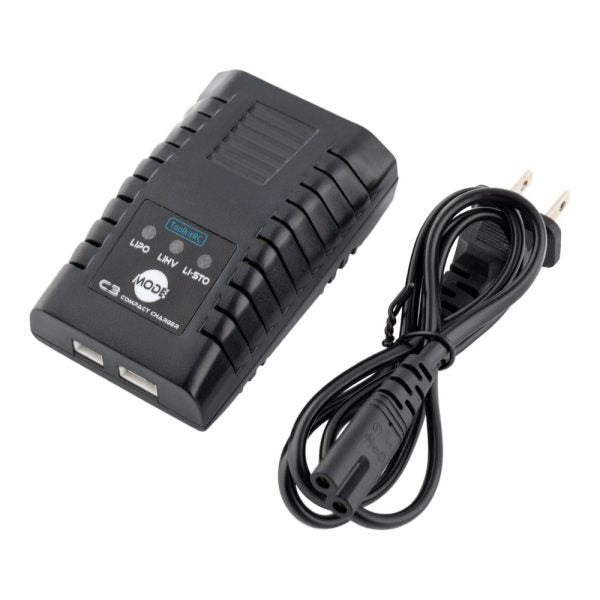 Toolkit - RC Battery Charger C3 (25W/2S-3S) 110/220V AC (Comes with UK Adaptor) - TK12400