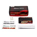 GensAce - Redline 2.0 Shorty 1S Lipo Battery HV 3.7V 140C 8500mah Ultra Thin (93x47x18.5mm 160g) GEA85001S14D5