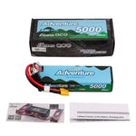 GensAce - Adventure Crawler LiPo 2S 7.4V 5000mah 60C Lipo Battery (XT60) 136x48x25mm 250g G-Tech - GEA502S60X6HGT
