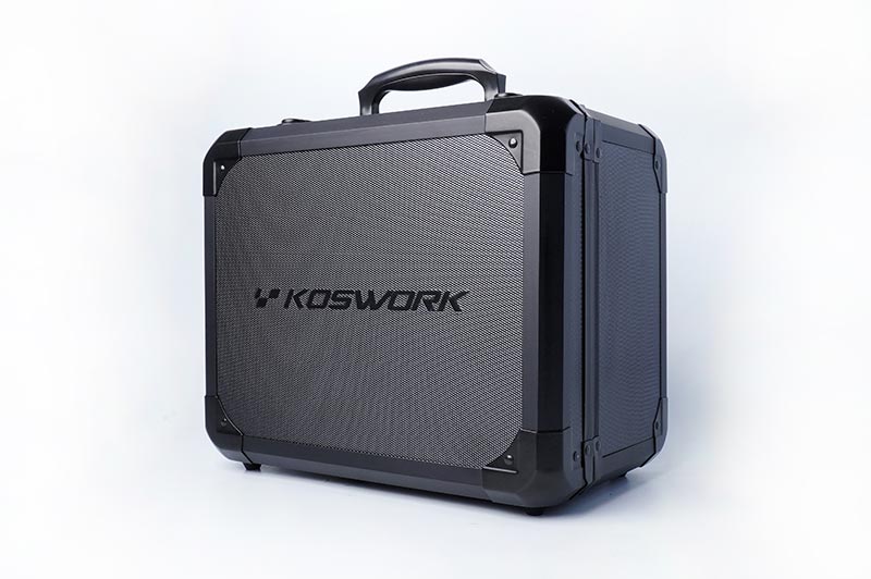 Koswork - V2 Mini Black Aluminium Case for Flysky Noble NB4 Models - KOS32302-NB4