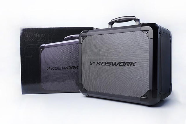 Koswork - V2 Mini Black Aluminium Case for Flysky Noble NB4 Models - KOS32302-NB4