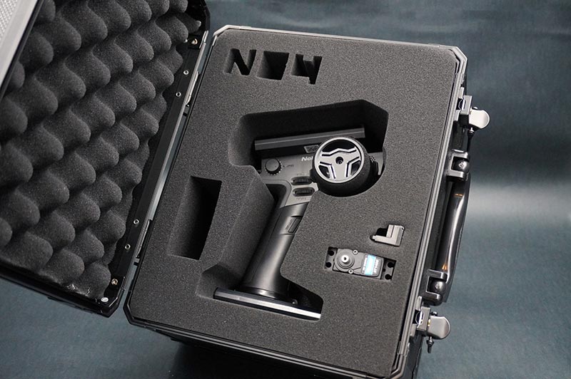 Koswork - V2 Mini Black Aluminium Case for Flysky Noble NB4 Models - KOS32302-NB4