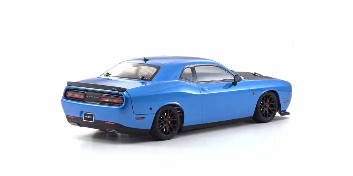 Kyosho Fazer - FZ02 (L) Dodge Challenger SRT 2015 Blue 1/10 RC CAR - RTR Readyset (Brushed) - K.34415T2C (Requires Battery & Charger)