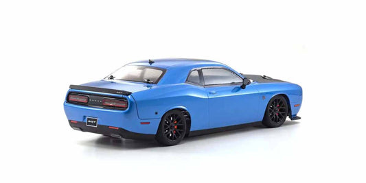 Kyosho Fazer - FZ02 (L) Dodge Challenger SRT 2015 Blue 1/10 RC CAR - RTR Readyset (Brushed) - K.34415T2C (Requires Battery & Charger)