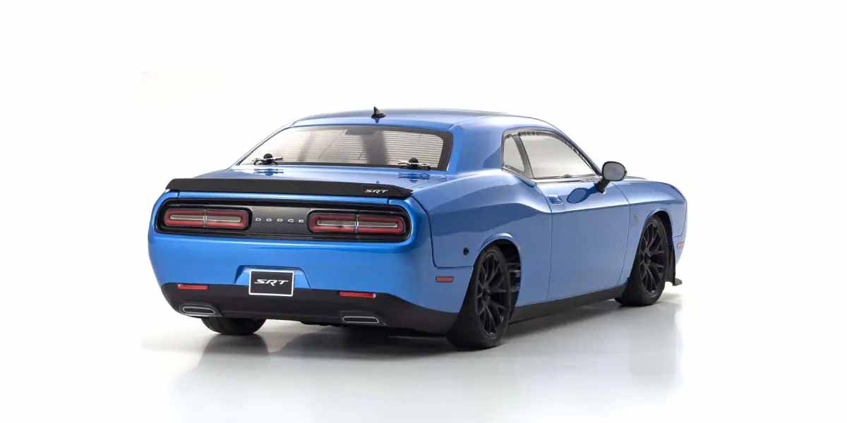 Kyosho Fazer - FZ02 (L) Dodge Challenger SRT 2015 Blue 1/10 RC CAR - RTR Readyset (Brushed) - K.34415T2C (Requires Battery & Charger)